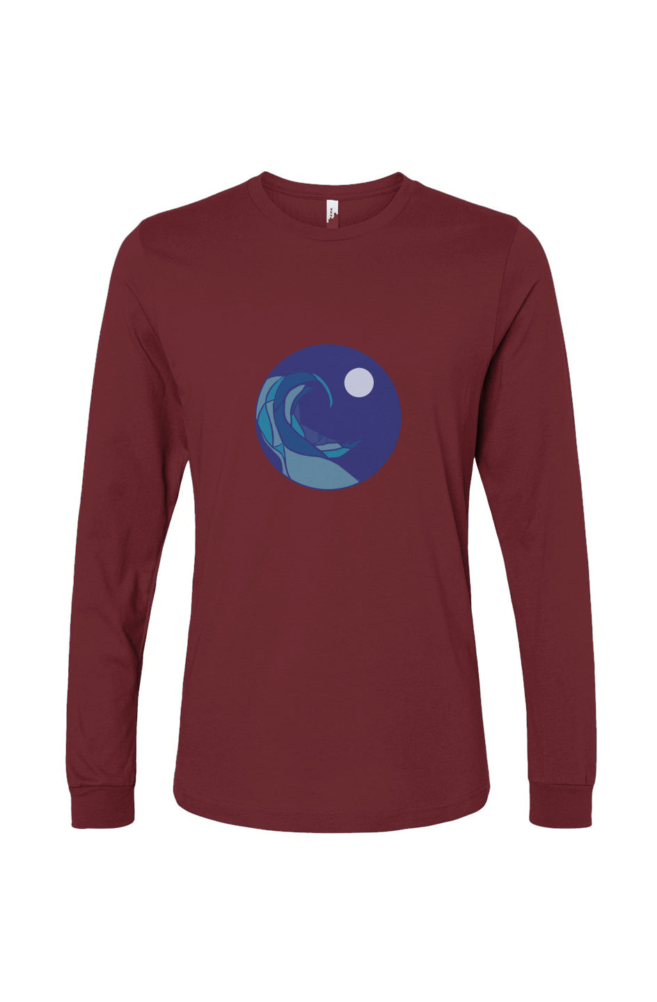Unisex Jersey Long Sleeve Tee: Just Wave