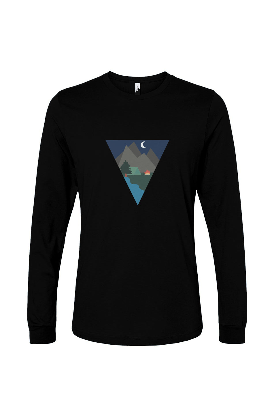 Unisex Jersey Long Sleeve Tee: Just Camp