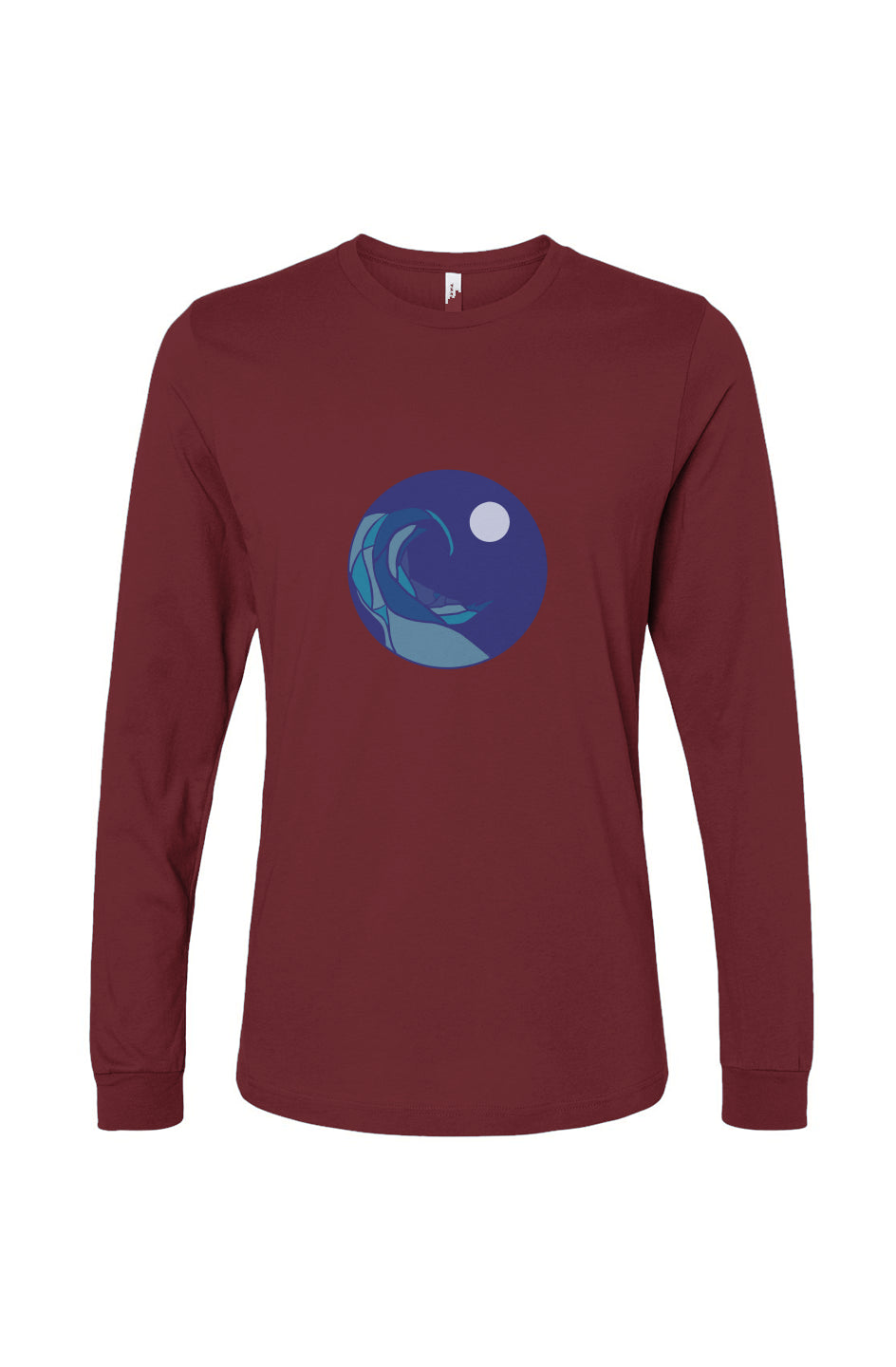 Unisex Jersey Long Sleeve Tee: Just Wave