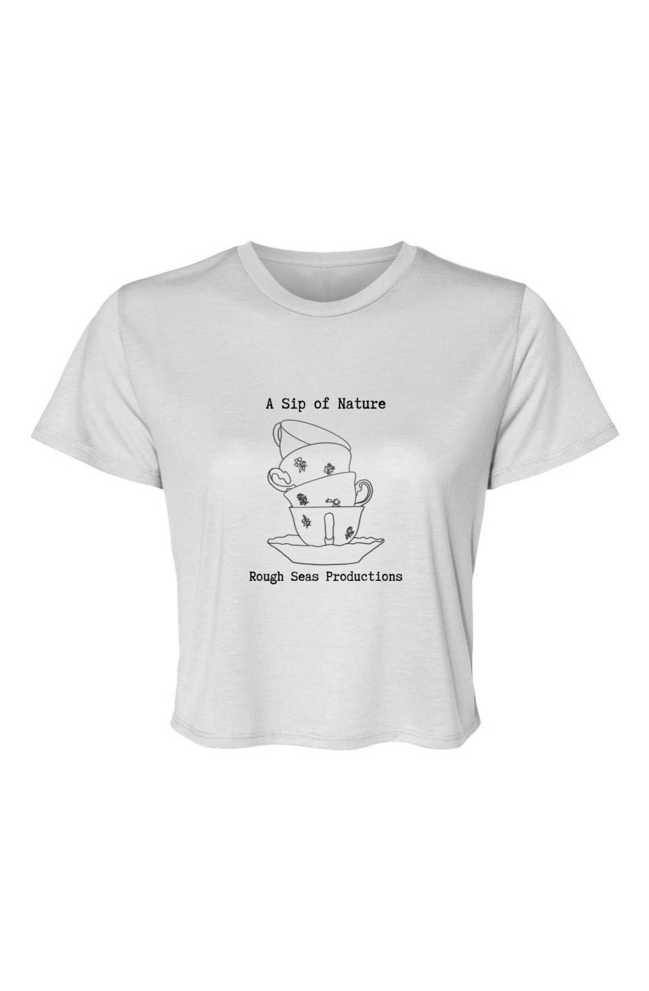 Purely Natural Cups RSP: Women’s Flowy Cropped Tee