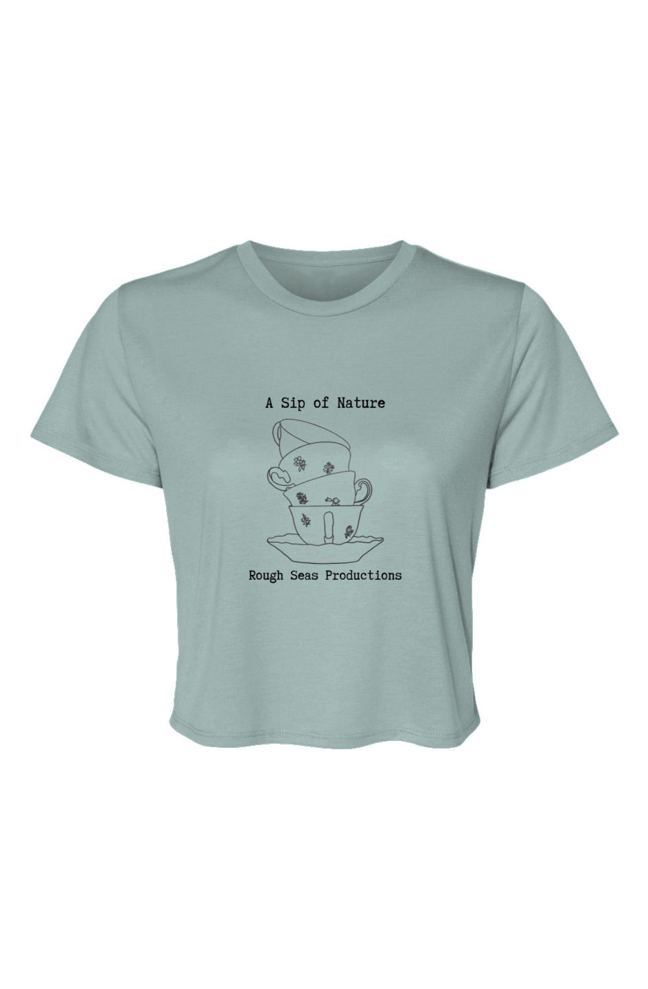 Purely Natural Cups RSP: Women’s Flowy Cropped Tee