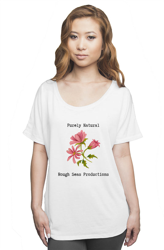 Purely Natural Flower RSP: slouchy tee