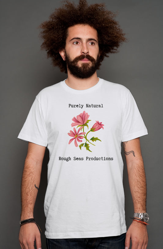 Purely Natural Flower RSP: heather t shirt
