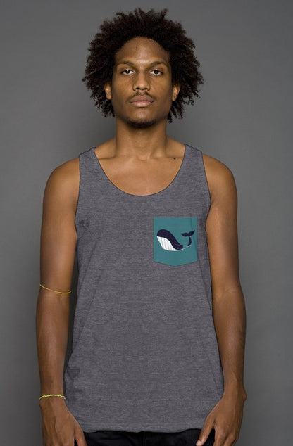 chill whale light house with words